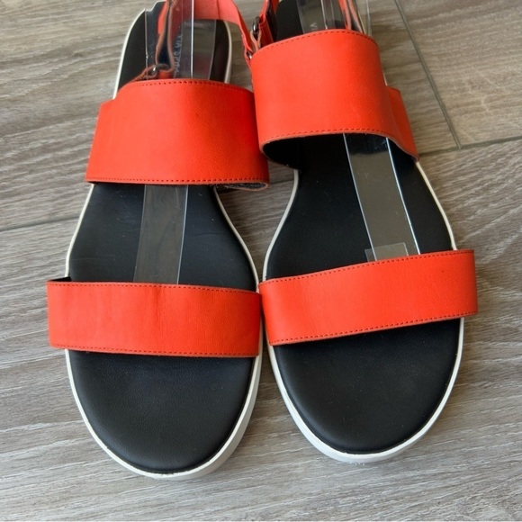 Via Spiga Jaguar Slingback Flat Sandals  in Red - Picture 3 of 11